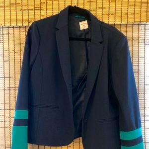 Gap Academy blazer, like new 16. Navy and Kelly green, some stretch